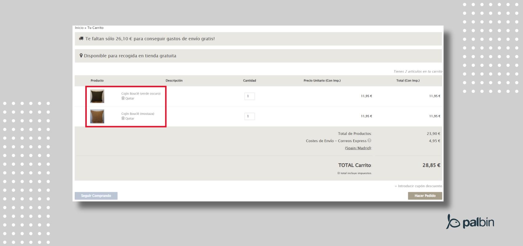Mejora en la muestra de imágenes de variantes